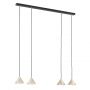 Emibig Elit 13294 lampa wisząca 4x12 W czarna zdj.3