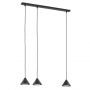 Emibig Elit 13303 lampa wisząca 3x12 W czarna zdj.4