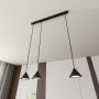 Emibig Elit 13303 lampa wisząca 3x12 W czarna zdj.6