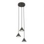 Emibig Elit 13303PREM lampa wisząca 3x10 W czarna zdj.1