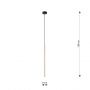 Emibig Selter Gold 13321 lampa wisząca 1x8 W czarna zdj.2