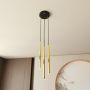 Emibig Selter Gold 13323PREM lampa wisząca 3x8 W czarna zdj.6