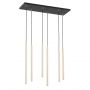 Emibig Selter Gold 13326 lampa wisząca 6x8 W czarna zdj.3
