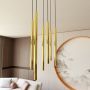 Emibig Selter Gold 13326 lampa wisząca 6x8 W czarna zdj.7