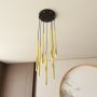 Emibig Selter Gold 13327PREM lampa wisząca powyżej 6x8 W czarna zdj.5