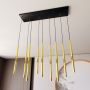 Emibig Selter Gold 13329 lampa wisząca powyżej 6x8 W czarna zdj.5