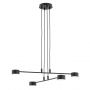Emibig Modus 13394 lampa wisząca 4x12 W czarna zdj.1
