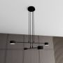 Emibig Modus 13394 lampa wisząca 4x12 W czarna zdj.4