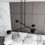 Emibig Modus 13394 lampa wisząca 4x12 W czarna zdj.6