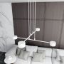 Emibig Modus 13404 lampa wisząca 4x12 W biała zdj.6
