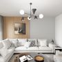 Emibig Hermes 13476 lampa wisząca 6x10 W czarna zdj.6