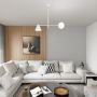 Emibig Hermes 13482 lampa wisząca 2x10 W biała zdj.4