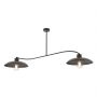 Emibig Foster 13532 lampa wisząca 2x10 W czarna zdj.1