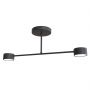 Emibig Halo 13552 lampa wisząca 2x10 W czarna zdj.1