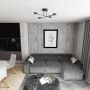 Emibig Halo 13554 lampa wisząca 4x10 W czarna zdj.6