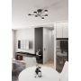 Emibig Halo 13556 lampa wisząca 6x10 W czarna zdj.5