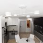 Emibig Halo 13564 lampa wisząca 4x10 W biała zdj.3
