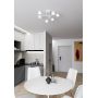 Emibig Halo 13566 lampa wisząca 6x10 W biała zdj.4
