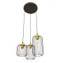 Emibig Vander 13643PREM lampa wisząca 3x15 W czarna-złota zdj.1