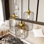 Emibig Vander 13643PREM lampa wisząca 3x15 W czarna-złota zdj.3