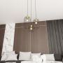 Emibig Vander 13643PREM lampa wisząca 3x15 W czarna-złota zdj.5