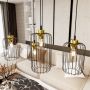 Emibig Vander 13644 lampa wisząca 4x15 W czarna-złota zdj.4