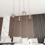Emibig Vander 13644 lampa wisząca 4x15 W czarna-złota zdj.6