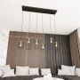 Emibig Vander 13646 lampa wisząca 6x15 W czarna-złota zdj.5