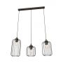 Emibig Vander 13653 lampa wisząca 3x15 W czarna zdj.1
