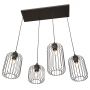 Emibig Vander 13654 lampa wisząca 4x15 W czarna zdj.3