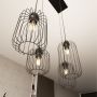 Emibig Vander 13654 lampa wisząca 4x15 W czarna zdj.7