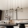 Emibig Vander 13656 lampa wisząca 6x15 W czarna zdj.6