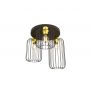 Emibig Barn 13663PREM plafon 3x15 W czarny-złoty zdj.1