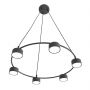 Emibig Starlit 13726 lampa wisząca 6x10 W czarna zdj.3