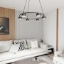 Emibig Starlit 13726 lampa wisząca 6x10 W czarna zdj.4