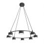 Emibig Starlit 13728 lampa wisząca x10 W czarna zdj.3