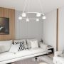 Emibig Starlit 13736 lampa wisząca 6x10 W biała zdj.4