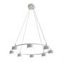 Emibig Starlit 13738 lampa wisząca x10 W biała zdj.1