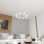 Emibig Starlit 13738 lampa wisząca x10 W biała zdj.5