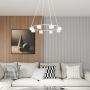 Emibig Starlit 13738 lampa wisząca x10 W biała zdj.6