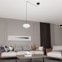 Emibig Origo 13741 lampa wisząca 1x15 W biała-czarna zdj.3