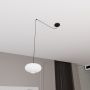 Emibig Origo 13741 lampa wisząca 1x15 W biała-czarna zdj.4