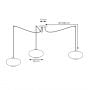 Emibig Origo 13743 lampa wisząca 3x15 W biała-czarna zdj.2