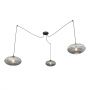 Emibig Origo 13753 lampa wisząca 3x15 W czarna-grafitowa zdj.1