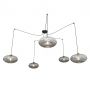 Emibig Origo 13755 lampa wisząca 5x15 W czarna-grafitowa zdj.1