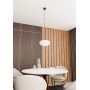 Emibig Coco 13761 lampa wisząca 1x15 W biała-czarna zdj.3