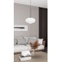 Emibig Coco 13761 lampa wisząca 1x15 W biała-czarna zdj.4