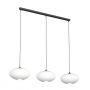 Emibig Coco 13763 lampa wisząca 3x15 W biała-czarna zdj.1