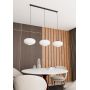 Emibig Coco 13763 lampa wisząca 3x15 W biała-czarna zdj.3