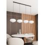 Emibig Coco 13764 lampa wisząca 4x15 W biała-czarna zdj.3